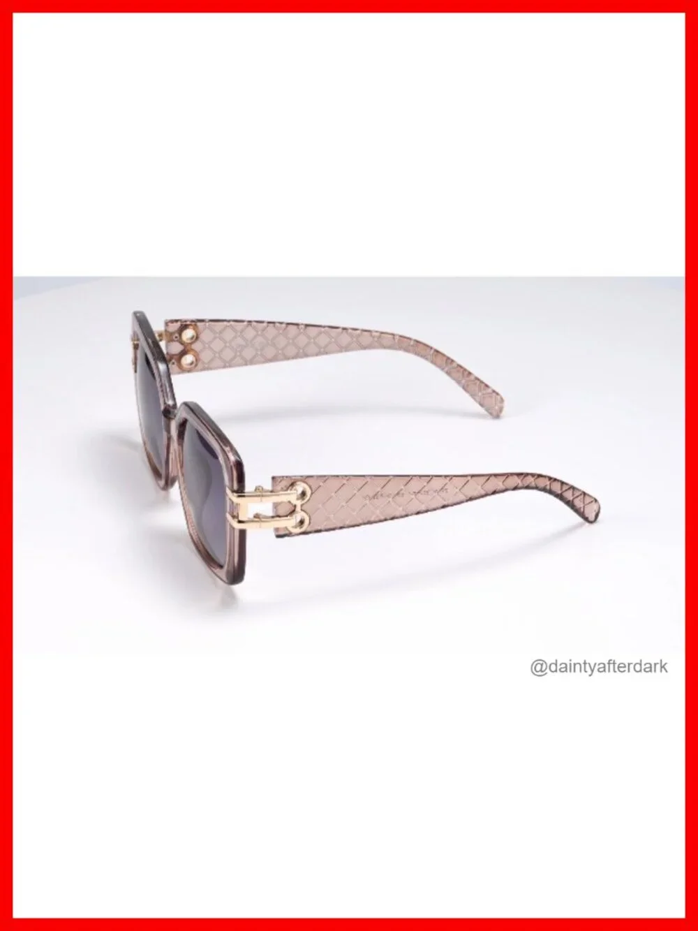Oversized Square Polarized Sunglasses for Women Retro Luxury UV400
